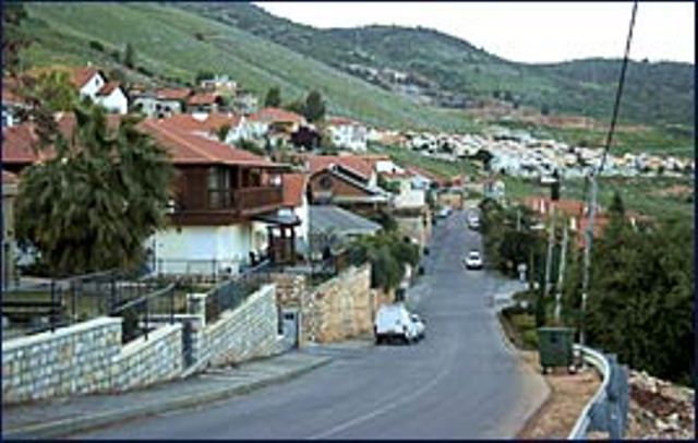 Quaint town on a hillside